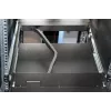 DIGITUS Modularizēta 43,2 cm (17 collu) TFT konsole ar 1 porta KVM, RAL 9005 melna, Qwertzu vācu