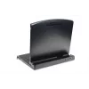 DIGITUS Modularizēta 43,2 cm (17 collu) TFT konsole ar 1 porta KVM, RAL 9005 melna, Qwertzu vācu