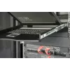 DIGITUS Modularizēta 43,2 cm (17 collu) TFT konsole ar 1 porta KVM, RAL 9005 melna, Qwertzu vācu