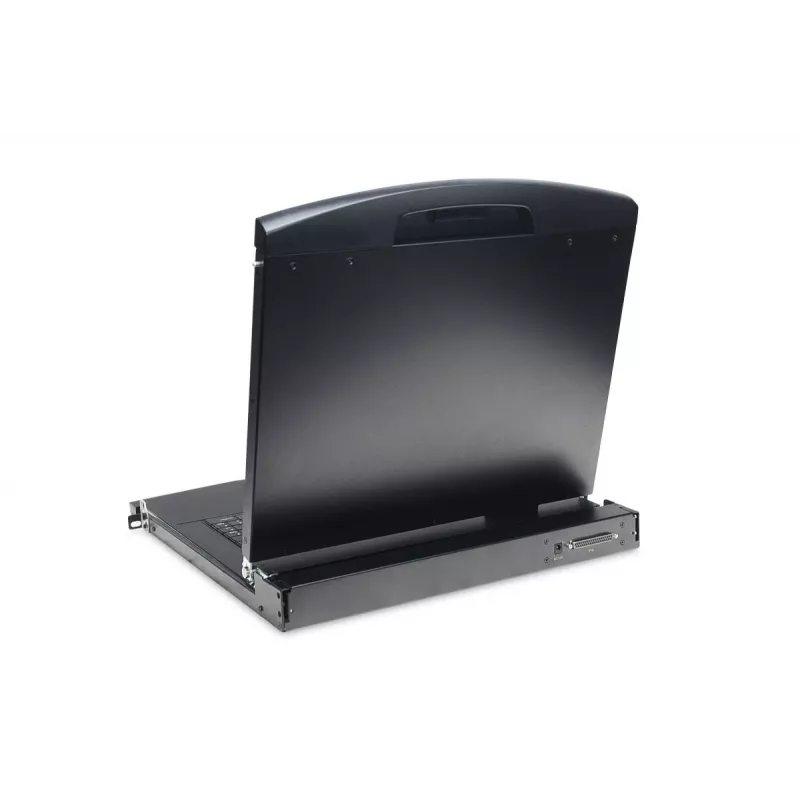 DIGITUS Modulāra 48,3 cm (19 collu) TFT konsole ar 8 portu KVM, RAL 9005 melna - Qwertzu vācu