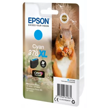 Epson Squirrel Singlepack ciāna 378XL Claria Photo HD Ink