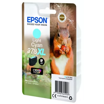 Epson Squirrel Singlepack Light ciāna 378XL Claria Photo HD Ink