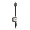 Kensington MiniSaver Mobile Keyed Lock, 1.8 m, Kensington, Key, plakans key, Carbon steel, Melns