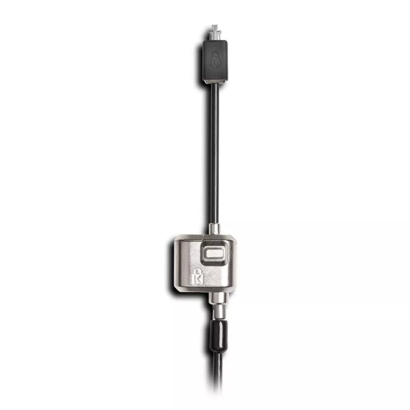 Kensington MiniSaver Mobile Keyed Lock, 1.8 m, Kensington, Key, plakans key, Carbon steel, Melns