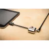 Kensington MiniSaver Mobile Keyed Lock, 1.8 m, Kensington, Key, plakans key, Carbon steel, Melns