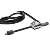 Kensington MiniSaver Mobile Keyed Lock, 1.8 m, Kensington, Key, plakans key, Carbon steel, Melns
