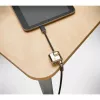 Kensington MiniSaver Mobile Keyed Lock, 1.8 m, Kensington, Key, plakans key, Carbon steel, Melns