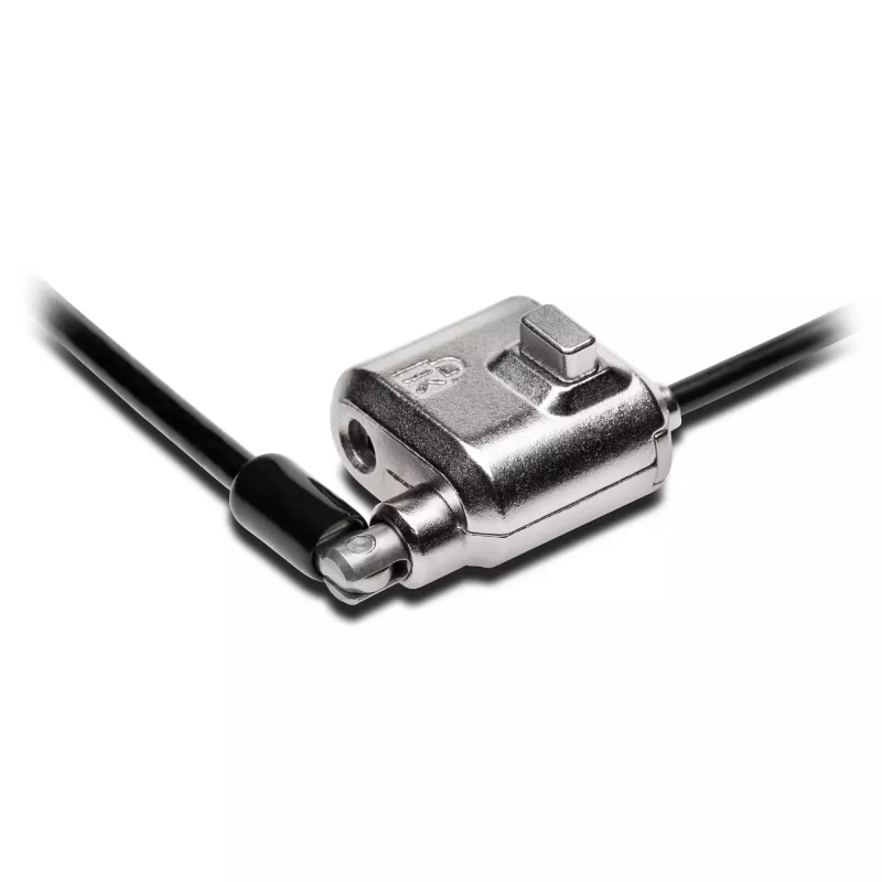 Kensington MiniSaver Mobile Keyed Lock, 1.8 m, Kensington, Key, plakans key, Carbon steel, Melns