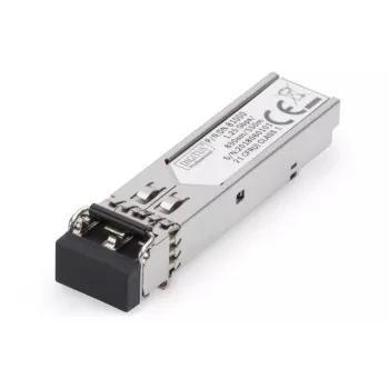 DIGITUS 1.25 Gbps SFP modulis, līdz 550m, daudzmodu, LC dupleksais savienotājs 1000Base-SX, 850nm