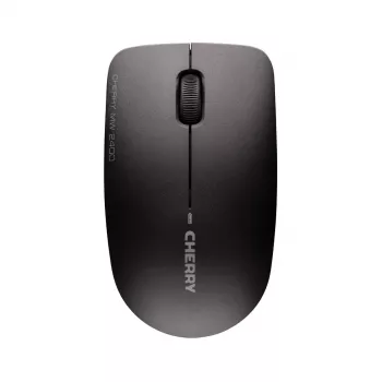 CHERRY MW 2400 bezvadu pele, melna, USB, piemērota abām rokām, optiskā, RF bezvadu, 1200 DPI, melna