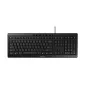 CHERRY STREAM klaviatūra birojam USB QWERTY ASV angļu valodā melna