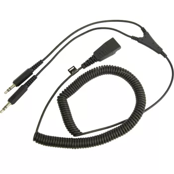 Jabra PC vads - QD uz 2x3,5mm