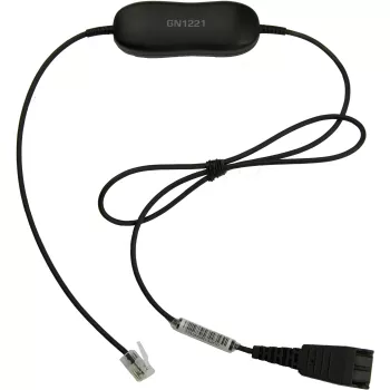 Jabra GN1221 skaņas ierobežotāja QD uz RJ9, kabelis, melns
