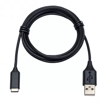 Jabra Link pagarinātāja vads: USB-C uz USB-A, 1,2 m, USB C, USB A, Melns