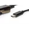 DIGITUS USB Type C 2.0 uz seriālo pārveidotāju, DSUB 9M 1m kabelis