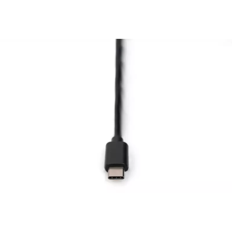 DIGITUS USB Type C 2.0 uz seriālo pārveidotāju, DSUB 9M 1m kabelis