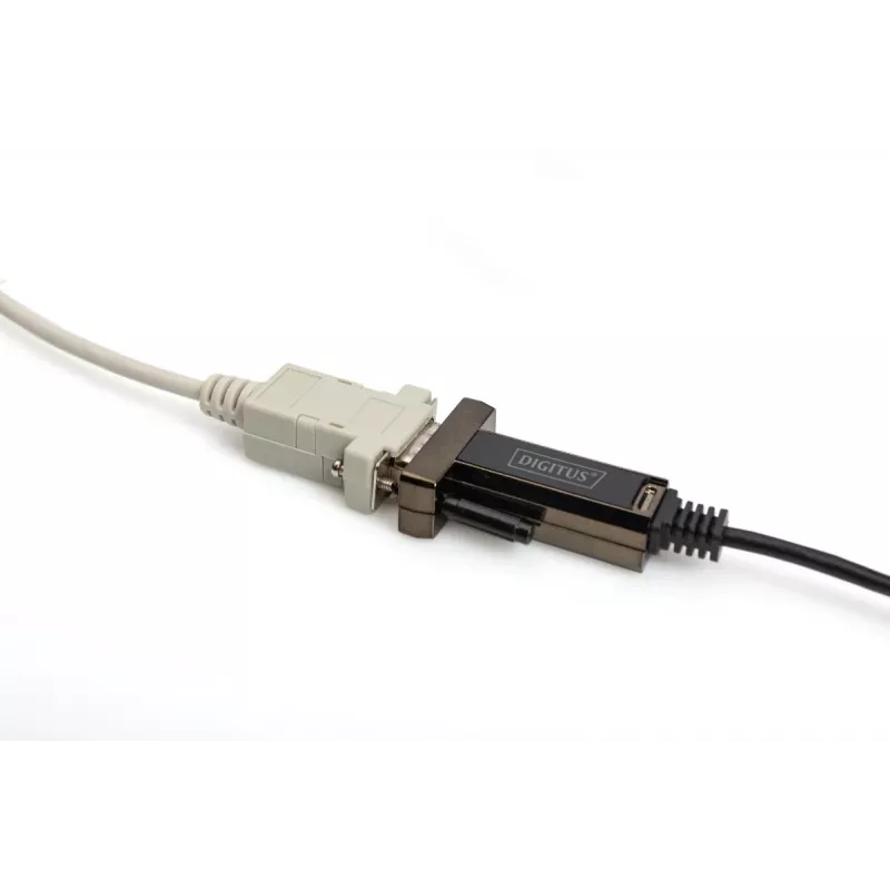 DIGITUS USB Type C 2.0 uz seriālo pārveidotāju, DSUB 9M 1m kabelis