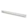 DIGITUS Modular Patch Panel - ekranēts ar 24x DN-93615 24 pieslēgvietu 1U statnes montāža pelēks RAL 7035