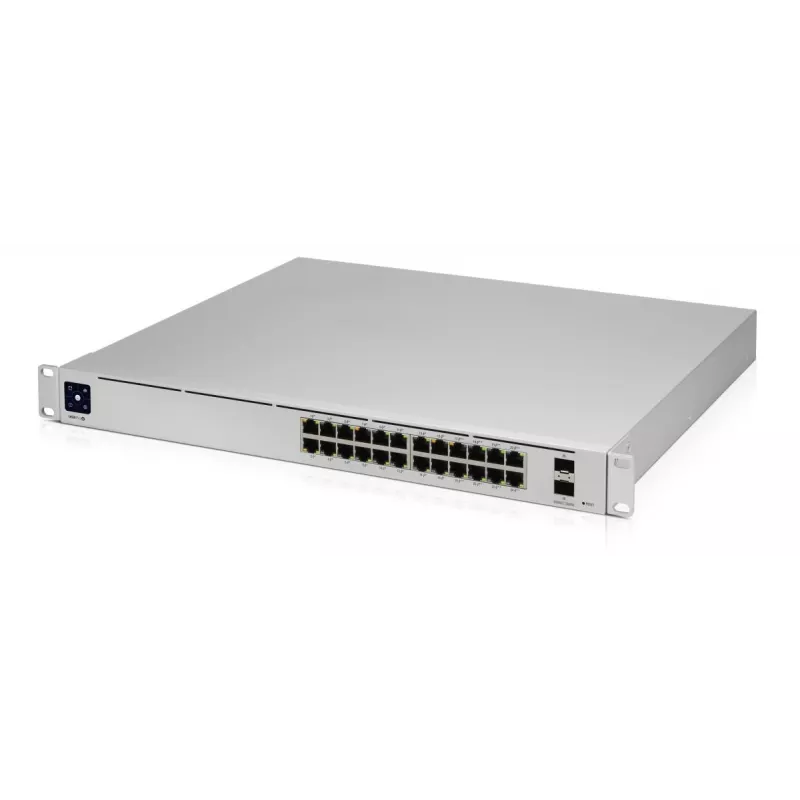 UBIQUITI NETWORKS Unifi Switch Usw-pro-24-poe Gen2 (16x Gbe/poe+ un 8x Gbe/poe++ pieslēgvietas)