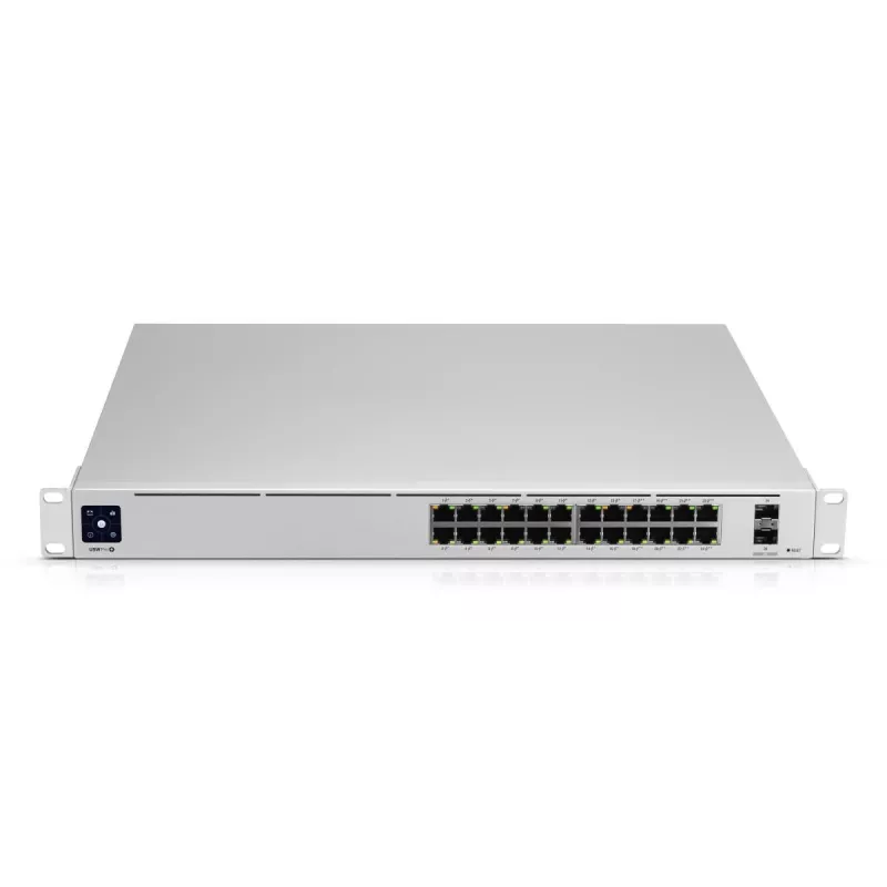 UBIQUITI NETWORKS Unifi Switch Usw-pro-24-poe Gen2 (16x Gbe/poe+ un 8x Gbe/poe++ pieslēgvietas)