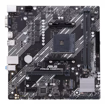 Mātesplate ASUS PRIME A520M-K, AMD A520 mikroshēmojums, Socket AM4, micro ATX, 2x DDR4, 64 GB, 1x M.2, 4x SATA III, HDMI 2.1