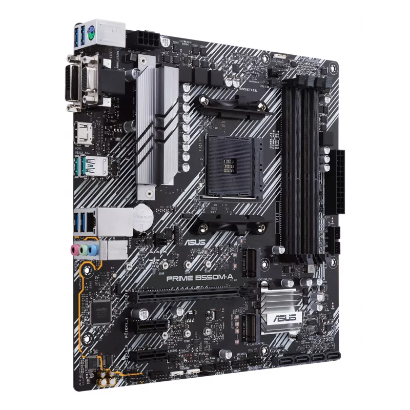 Mātesplate ASUS PRIME B550M-A AMD B550 Socket AM4 mikro ATX