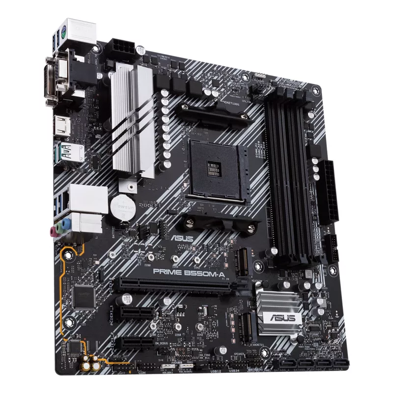 Mātesplate ASUS PRIME B550M-A AMD B550 Socket AM4 mikro ATX