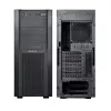 PC Case CHIEFTEC CW-01B-OP Tower Melns — SPCC, 7×3.5 collu nodalījumi, 7×2.5 collu nodalījumi, 3×5.25 collu nodalījumi, līdz 410 mm GPU