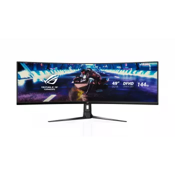 ASUS ROG Strix XG49VQ datora monitors 124.5 cm (49 colli) 3840 x 1080 pikseļi UltraWide Full HD LED Melns