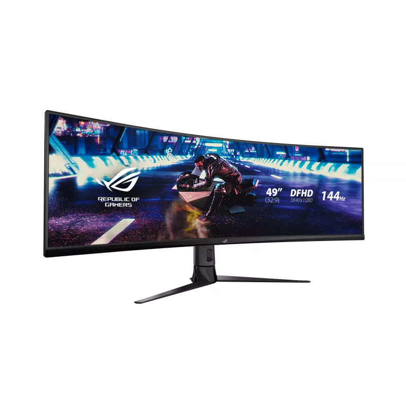 ASUS ROG Strix XG49VQ datora monitors 124.5 cm (49 colli) 3840 x 1080 pikseļi UltraWide Full HD LED Melns