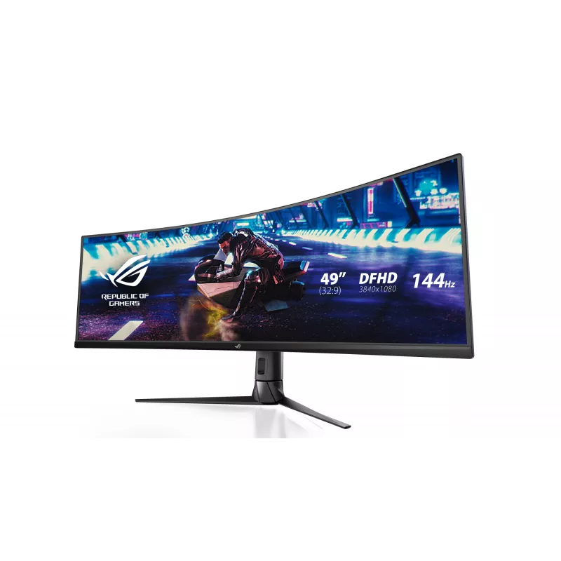 ASUS ROG Strix XG49VQ datora monitors 124.5 cm (49 colli) 3840 x 1080 pikseļi UltraWide Full HD LED Melns
