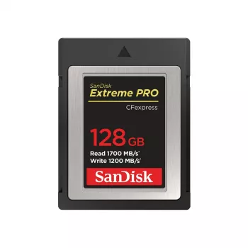WESTERN DIGITAL SanDisk CF Express Extreme Pro 128GB, 1700 MB/s lasīšana, 1200 MB/s rakstīšana