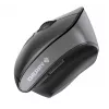 CHERRY MW 4500 LEFT bezvadu 45 grādu pele, melna, USB