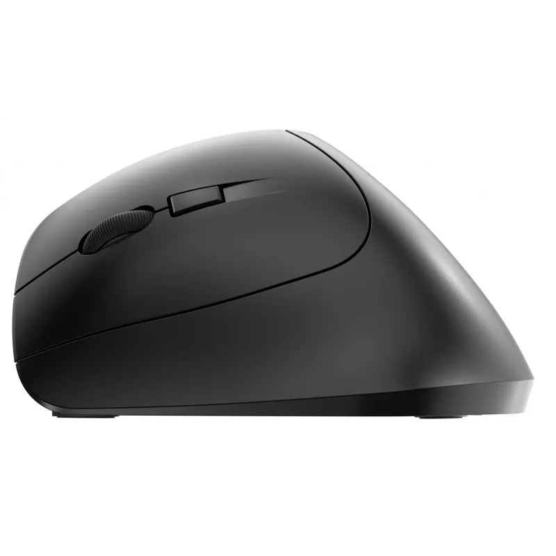 CHERRY MW 4500 LEFT bezvadu 45 grādu pele, melna, USB