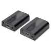 DIGITUS 4K HDMI pagarinātāja komplekts, HDMI 2.0 30/60 m caur tīkla kabeli (CAT6, 6a, 7), UHD 4K2K/60 Hz