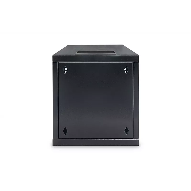 DIGITUS Sienas skapis 254 mm (10 collu) 6U sienas skapis 330x312x300 mm, krāsa melna (RAL 9005)