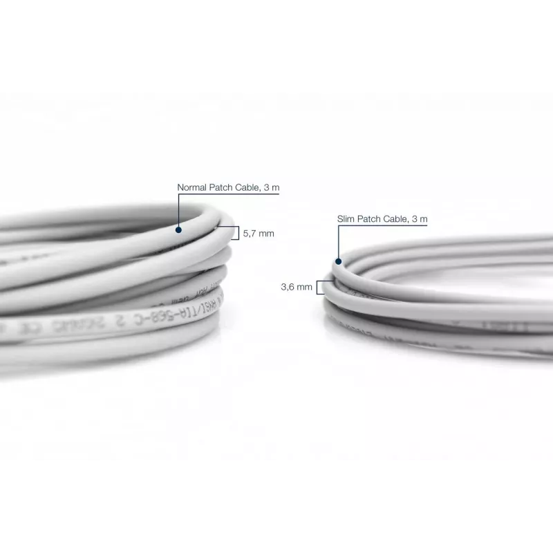 DIGITUS plāns komutācijas kabelis - CAT6A - U/FTP - Snagless - Cu - 10m - Pelēks