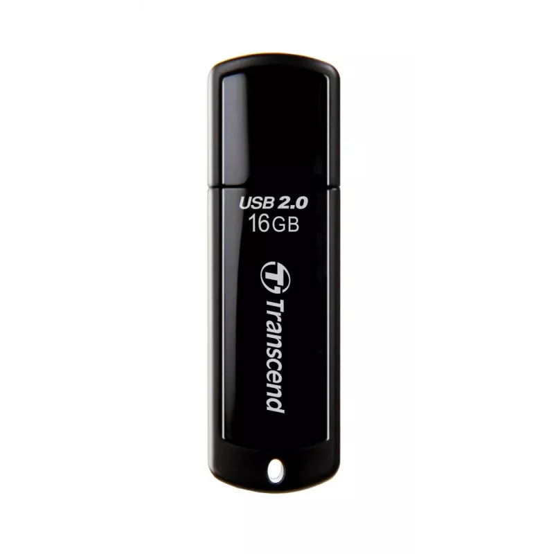 TRANSCEND Jetflash 350 - 16 GB USB zibatmiņa - USB 2.0 - melna