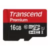 Flash Memory Transcend 16GB MicroSDHC Class 10 UHS-I TS16GUSDCU1