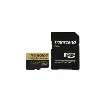 Transcend 32GB MicroSDHC Class 10 ar adapteri TS32GUSDHC10 zibatmiņa