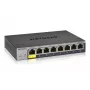 NETGEAR GS108Tv3 pārvaldāms L2 Gigabit Ethernet (10/100/1000) pelēks