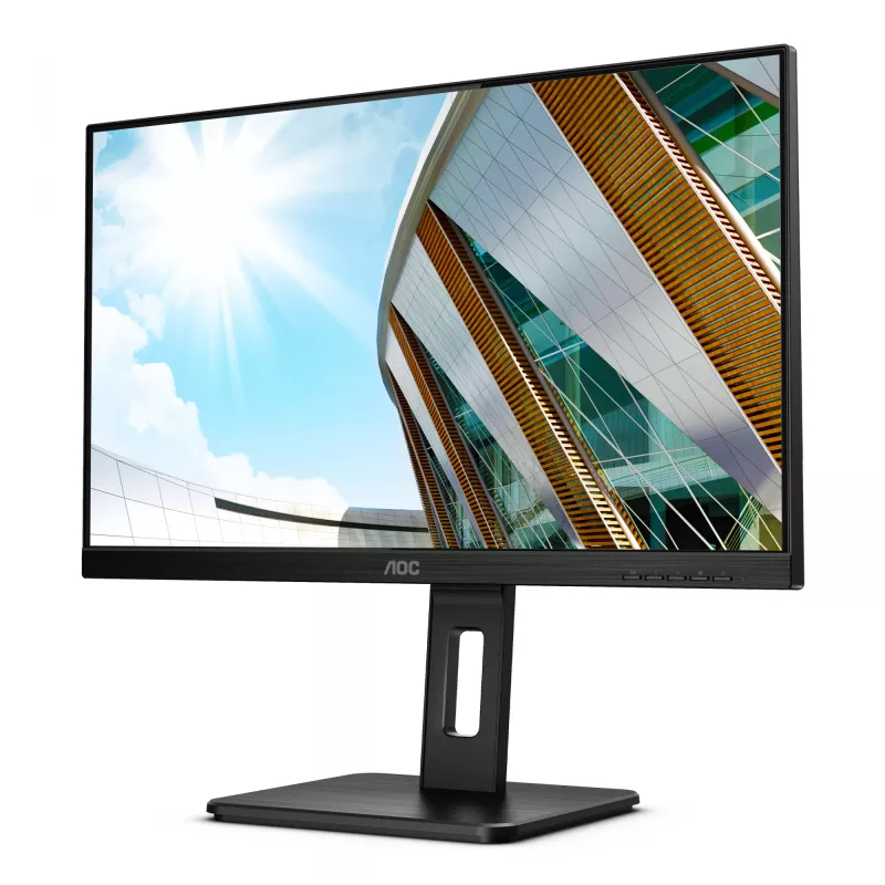 AOC P2 Q24P2Q datora monitors 60,5 cm (23,8 colli) 2560 x 1440 pikseļi Quad HD LED Melns
