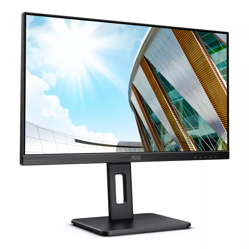 AOC P2 Q24P2Q datora monitors 60,5 cm (23,8 colli) 2560 x 1440 pikseļi Quad HD LED Melns