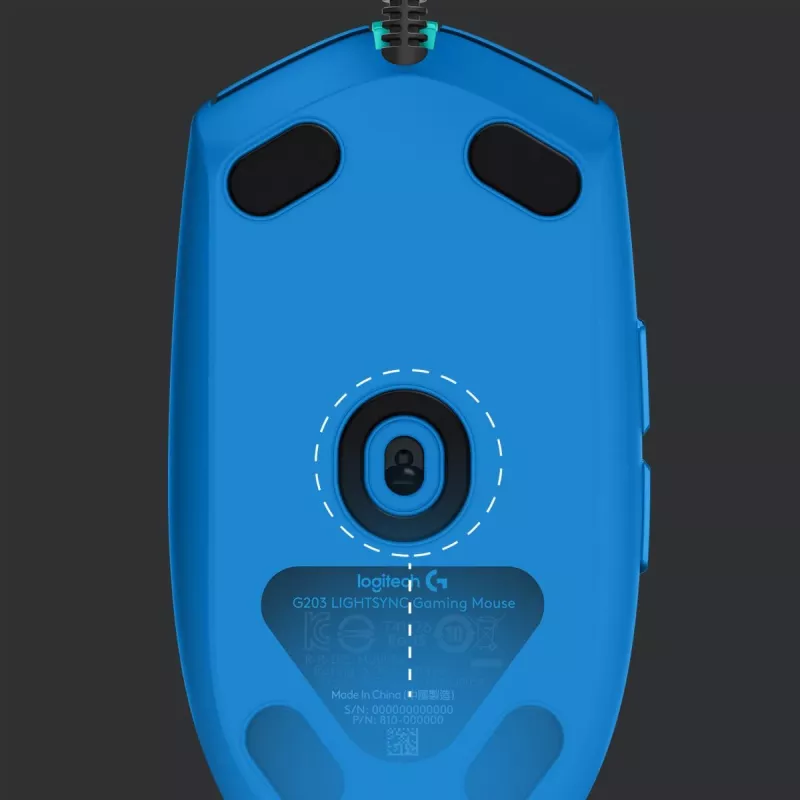Spēļu pele Logitech G G203 LIGHTSYNC USB Type-A