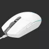 LOGITECH G203 Lightsync Gaming pele USB balta