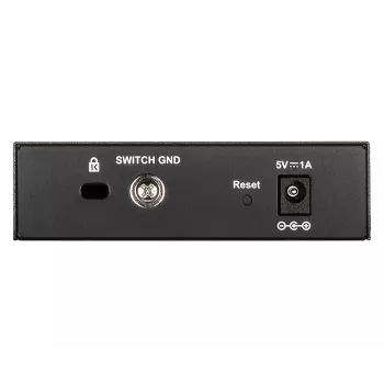 D-Link DGS-1100-05V2/E tīkla slēdzis pārvaldāms L2 Gigabit Ethernet (10/100/1000) Melns