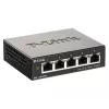 D-Link DGS-1100-05V2/E tīkla slēdzis pārvaldāms L2 Gigabit Ethernet (10/100/1000) Melns