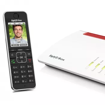 DECT telefons AVM FRITZ!Fon C6 Melns
