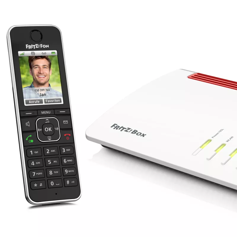 DECT telefons AVM FRITZ!Fon C6 Melns