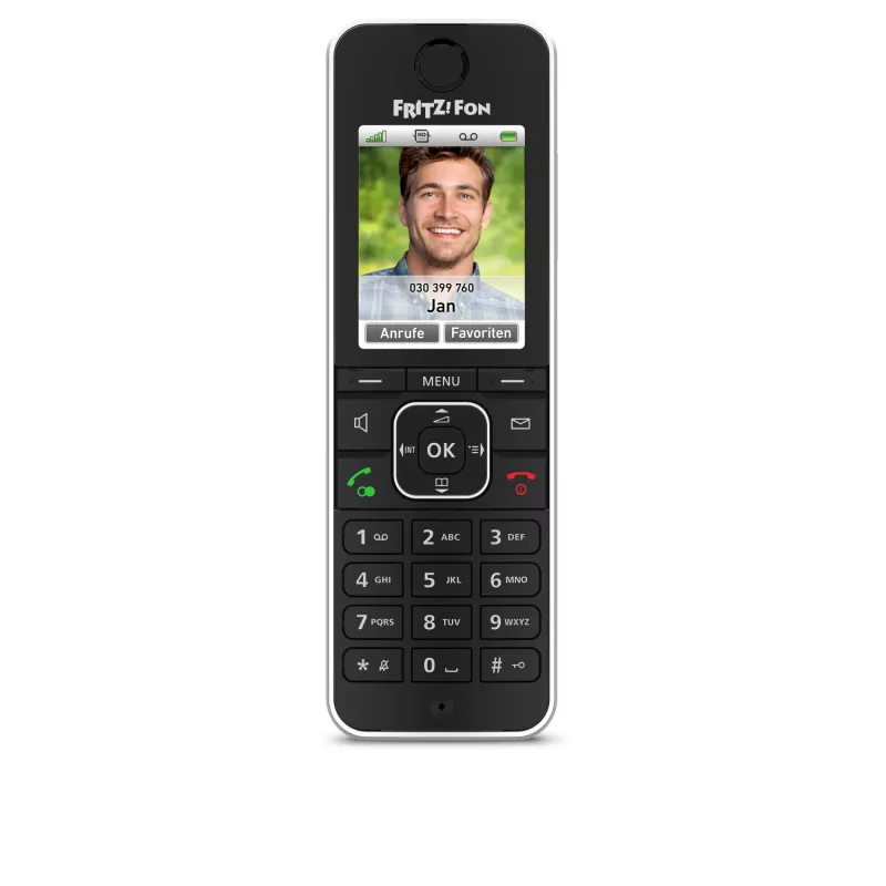 DECT telefons AVM FRITZ!Fon C6 Melns